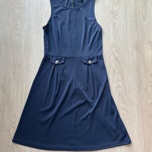 Twik Navy Blue Mini Dress
